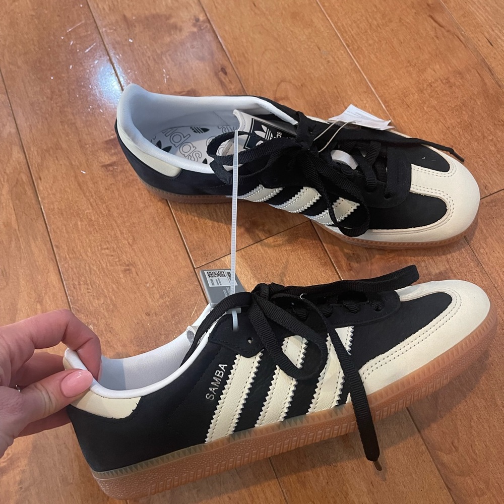 Brand new Adidas Sambas.  Women’s 9.5.  Sold out online.